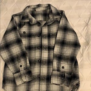 Kids Button Up Flannel - GAP - Size 4